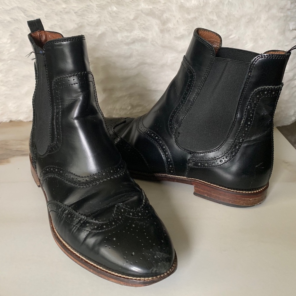 Massimo Butti leather boots. Size 37 (7 US)
